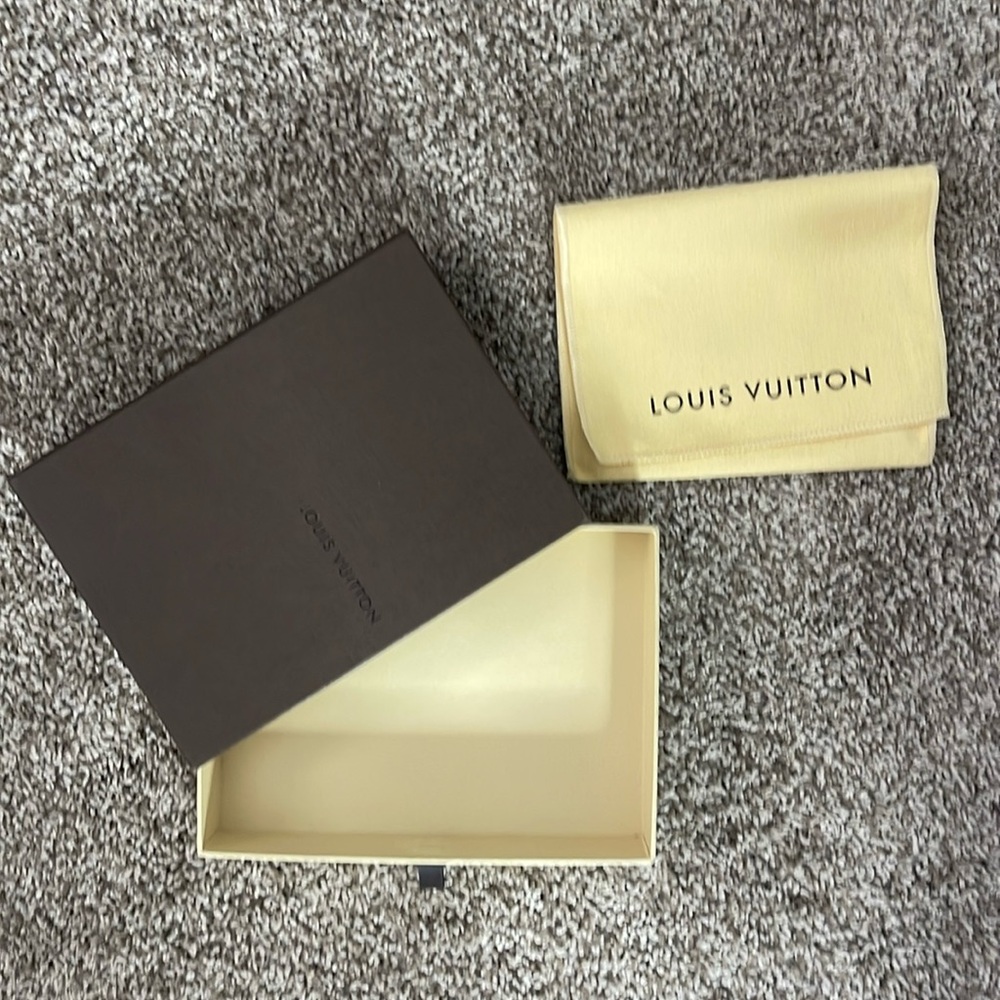 Louis Vuitton small box and dust bag